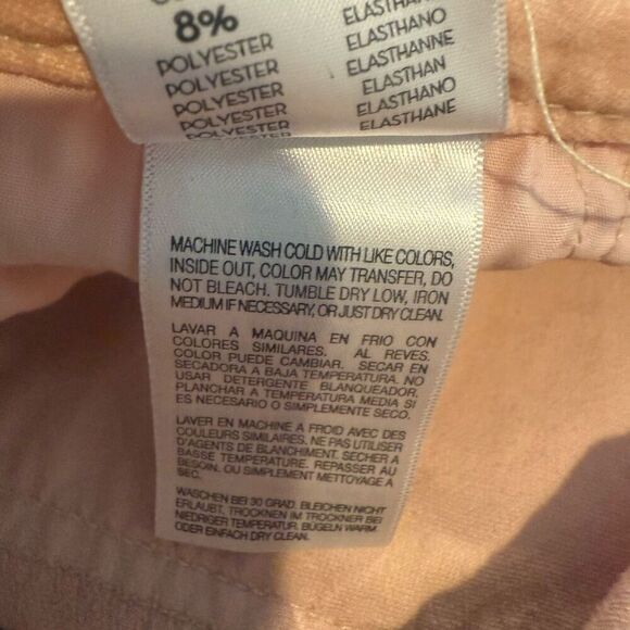 Mother High Waisted Looker Velvet Jeans in Lipstick and Other Stories Size 28 - Picture 9 of 9